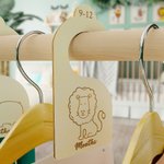 Personnalisable En bois Bébé Placard Séparateurs Artisanal 7 Ensemble