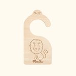 Personalized Wood Baby Closet Dividers Handmade Baby Shower Gift 7 Pcs