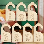 Personnalisable En bois Bébé Placard Séparateurs Artisanal 7 Ensemble