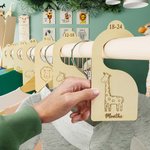Personnalisable En bois Bébé Placard Séparateurs Artisanal 7 Ensemble