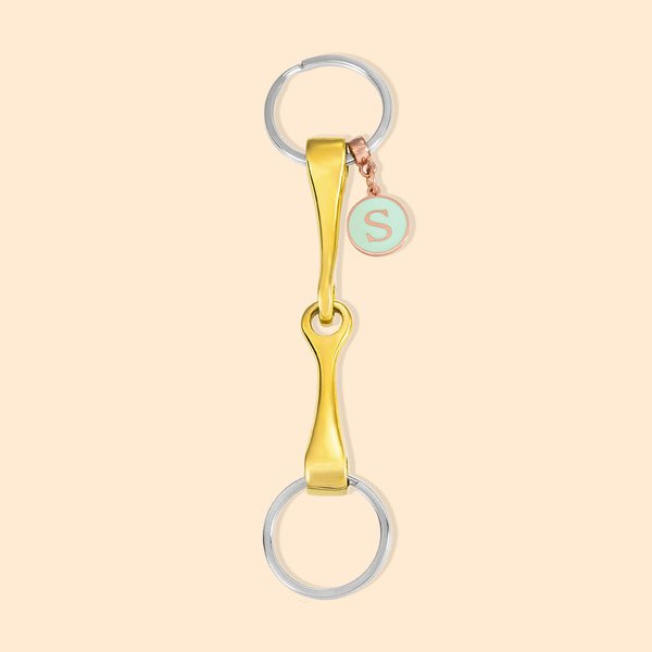 Llavero de aleación personalizado Horse Bit Horse Lover Gift
