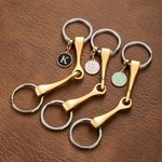Llavero de aleación personalizado Horse Bit Horse Lover Gift