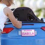 Gepersonaliseerde Auto Fiets Wagen Kinderwielen Nummerplaat