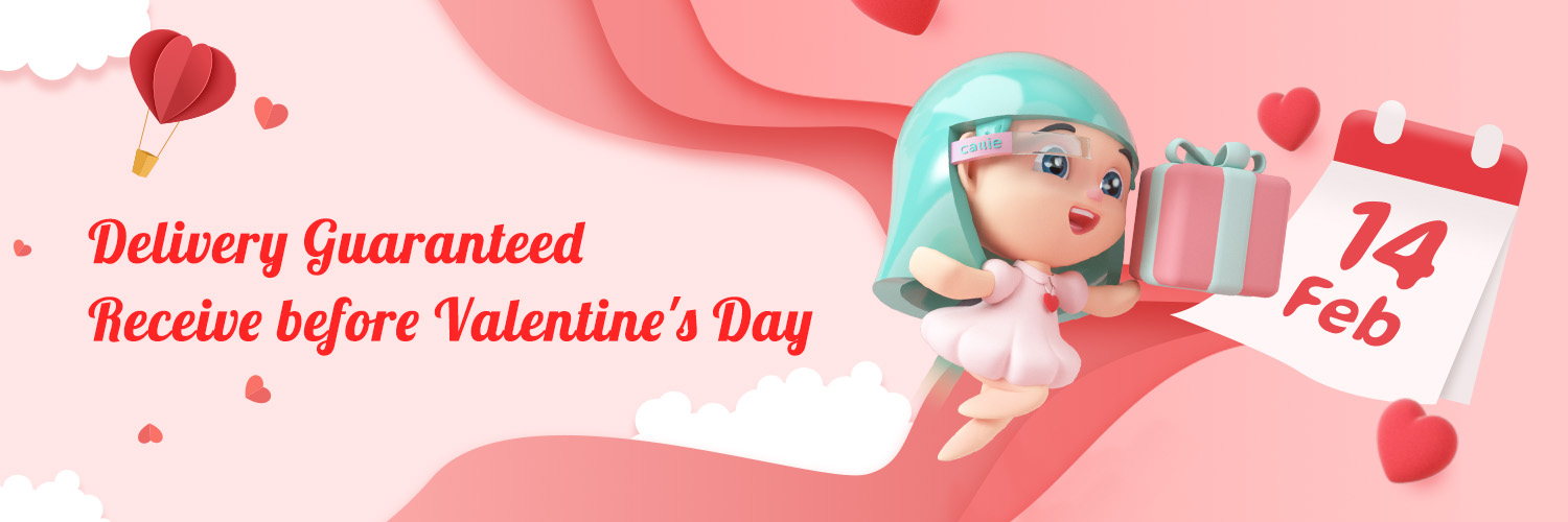 Livraison garantie pour la Saint-Valentin