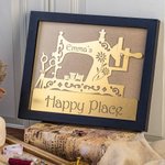 Personalized Metal Sewing Room Sign Quilting Sign Home Decor with Name Gift for Tailor Mom Grandma