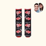 Custom Multi-colour and Unisex Funny Face Socks