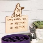 Personnalisé Suivi d'alimentation Curseur de rappel  Animal de compagnie Cadeau pour Animale Amateur