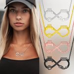 Collar personalizado Jeep & Paw Print Infinity con nombre para perro Jeep Car Lover