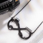 Collar personalizado Jeep & Paw Print Infinity con nombre para perro Jeep Car Lover