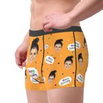 Boxer personnalisé avec ruban d'anniversaire