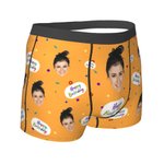 Boxer personnalisé avec ruban d'anniversaire