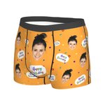 Boxer personnalisé avec ruban d'anniversaire