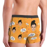 Boxer personnalisé avec ruban d'anniversaire