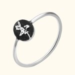 Stabelbar ring med egendefinert miniblomst