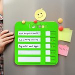 Personnalisé Enfant Nom Tâche Conseil Magnétique Corvée Graphique Sec Effacer