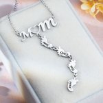 Custom Name Feet Mom Halskette