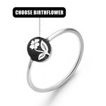 Stabelbar ring med egendefinert miniblomst