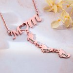 Custom Name Feet Mom Halskette