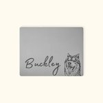 Personalisierte Haustier-Futter Matte mit Foto und Namen Hundefutter Katzenfutter Geschenk für Haustierliebhaber Tierhalter