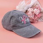Chapeau personnalisé brodé HOPE + nom sur le thème du cancer du sein