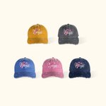 Chapeau personnalisé brodé HOPE + nom sur le thème du cancer du sein
