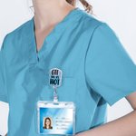 Personnalisé Badge Bobine Briller IV Sac Infirmière