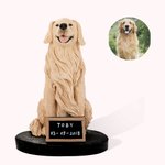 Handmade Pet Portrait Statue From Photo Dog Cat Parrot Tortoise Hamster Horse Portrait Statue
