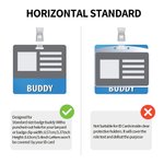 Carte d'identité personnalisée Badge Buddy Work