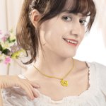 Custom Baby Voeten Naam Ketting