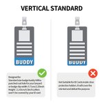 Carte d'identité personnalisée Badge Buddy Work