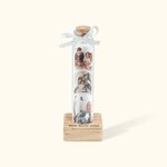 Bouteille de Message Personnalisé avec Photo et Texte Bouteille de Liège en Verre Décoration de Bureau de Maison Cadeau Anniversaire pour Ami Famille