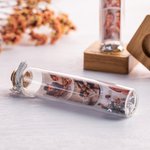 Bouteille de Message Personnalisé avec Photo et Texte Bouteille de Liège en Verre Décoration de Bureau de Maison Cadeau Anniversaire pour Ami Famille