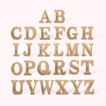 Personalized Baby Name Letter Wood Teether Toy Newborn Gift