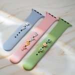Klocktillbehör med tryck för klockarmband