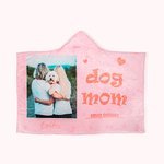 Gepersonaliseerde DOG MOM Foto Mutsdeken