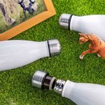Bouteille d'Eau Personnalisée avec Nom de Cheval Gobelet 500ml Cadeau d'Anniversaire pour Amoureux des Chevaux