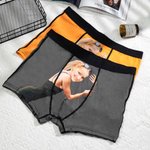 Boxers personalizados para hombre con cara graciosa y foto Regalos de San Valentín Aniversario para hombre
