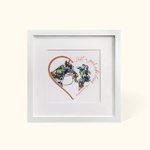 Cadre photo personnalisé Cheval et fille Cadeau pour amoureux des chevaux