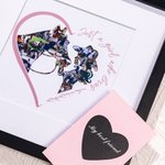 Cadre photo personnalisé Cheval et fille Cadeau pour amoureux des chevaux