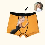 Boxers personalizados para hombre con cara graciosa y foto Regalos de San Valentín Aniversario para hombre
