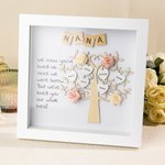Custom Family Tree Frame Geschenk für Muttertag
