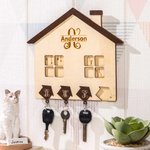 Personnaliser Mur Porte-clés Planche Suspendue