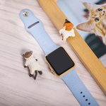 Pulsera personalizada 1-3 con avatar de perro y gato para Apple Watch