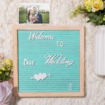 Aangepaste Vilten Brief Board Bulletin Board Message Board Geschikt voor Wedding Baby aankondiging Kerstdag
