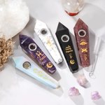 Varita mágica de cristal personalizada Doce Constelaciones