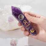 Varita mágica de cristal personalizada Doce Constelaciones