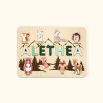 Puzzle personalizzato con animali per bambini, regalo per la cameretta del bambino