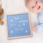 Aangepaste Vilten Brief Board Bulletin Board Message Board Geschikt voor Wedding Baby aankondiging Kerstdag