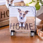 Personalised Colourful Photo Rock Slate for Memorial