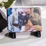 Personalised Colourful Photo Rock Slate for Memorial